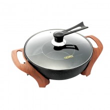 四檔火力調節 超溫斷電保護清洗便捷電火鍋