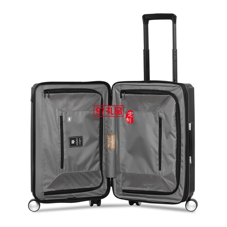 新秀麗MYTON四輪旋轉拉桿箱-啞光黑55\20