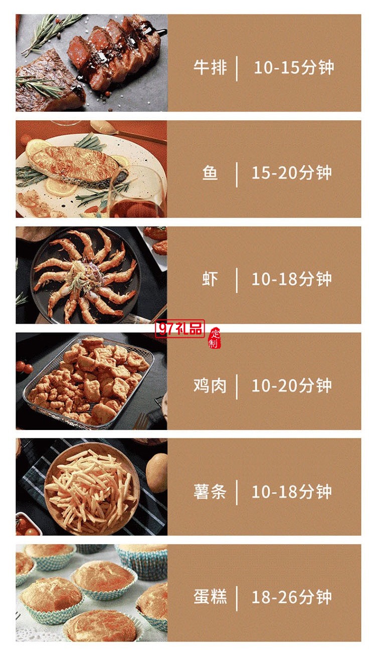 空氣炸鍋 ALY-H40KZ26J不粘內膽3.5L抽籃斷電定制公司廣告