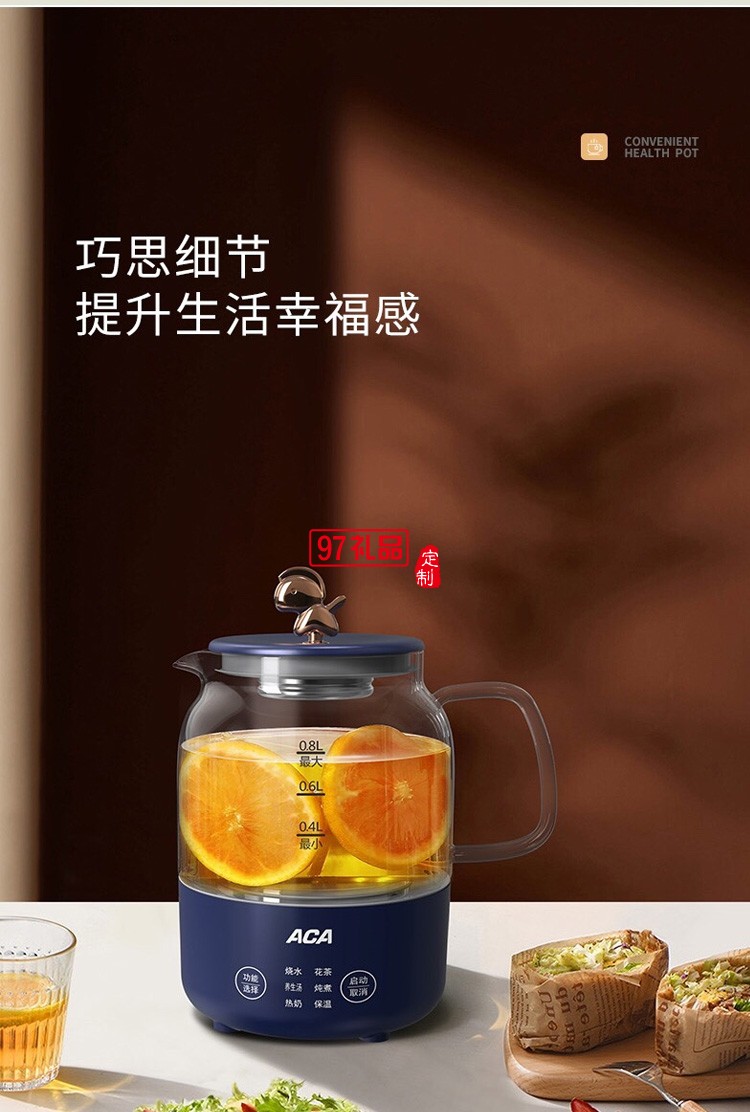 加熱器多功能養生壺花茶燉煮保溫禮品定制公司廣告禮品