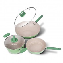 榮事達三件套套裝烹飪鍋具不粘鍋 RSD016-FJ 定制公司廣告禮品