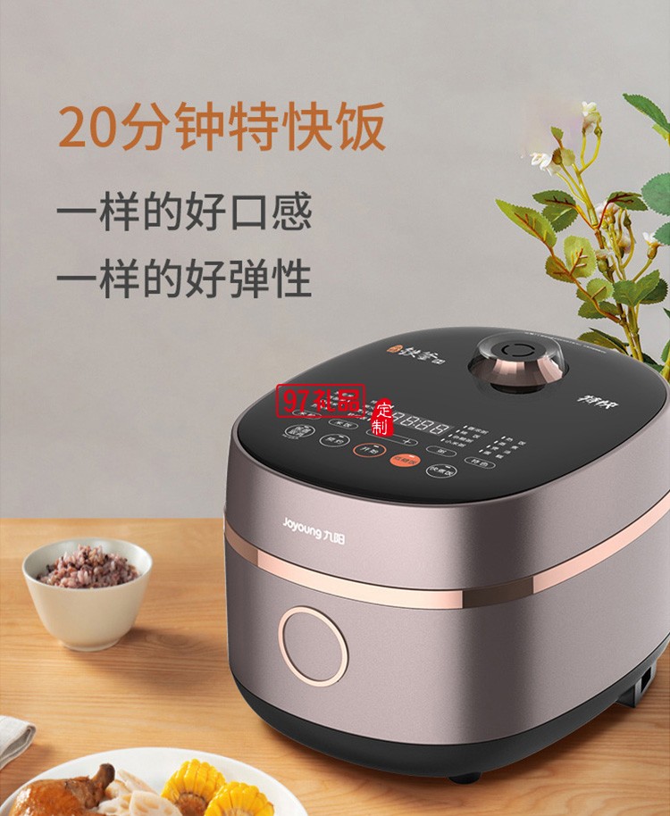 九陽電飯煲多功能加熱4L鐵釜內膽電飯鍋F-40TD05定制公司廣告禮品