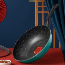 九陽火紅環不沾炒鍋麥飯石炒菜鍋CF-CLB2693D定制公司廣告禮品