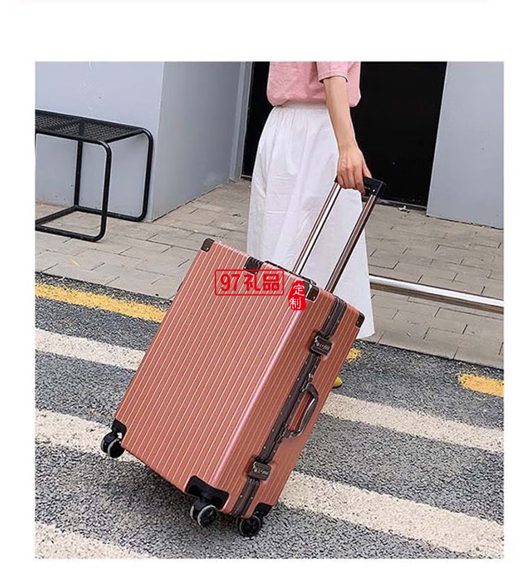 經典鋁異型框拉桿箱MKZ-6030（灰色） 20寸,定制公司廣告禮品