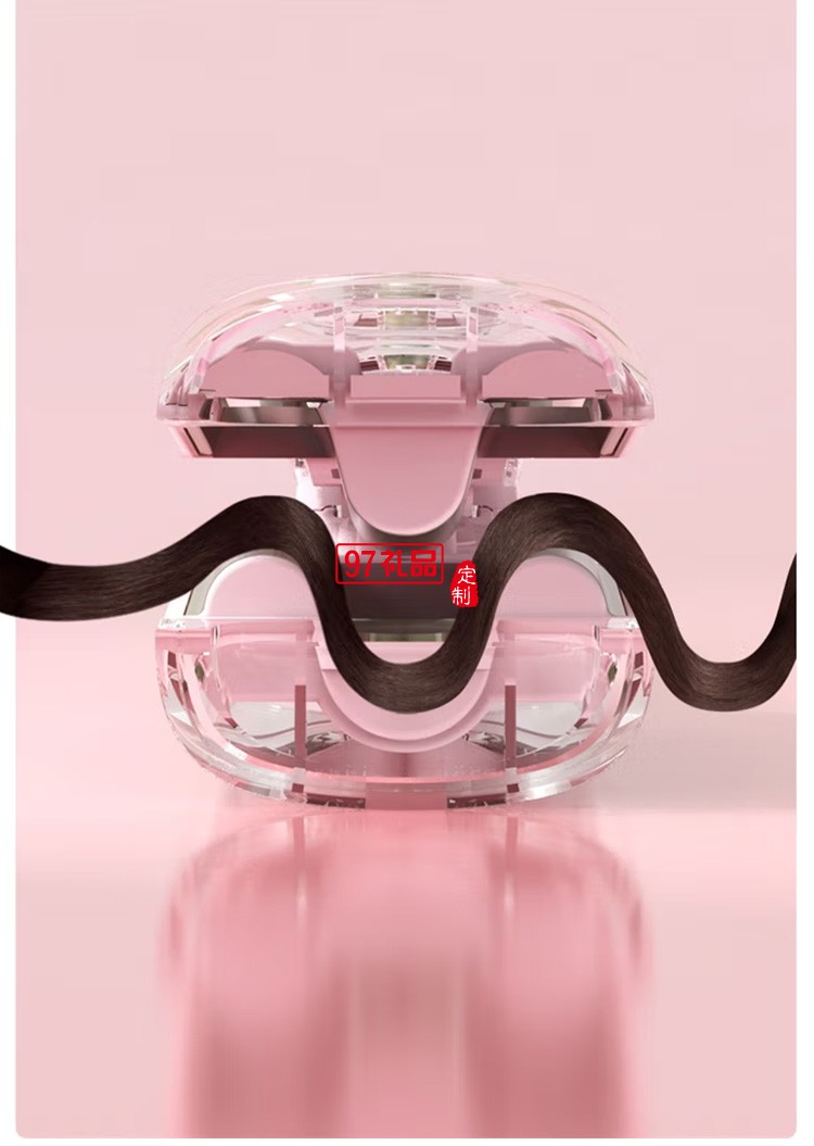 迷你蛋卷棒蛋卷頭卷發器卷發棒夾板燙發棒LN-S2,定制公司廣告禮品