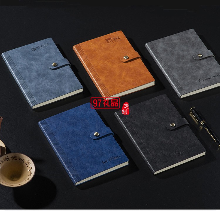 筆記本加厚批發搭扣b5記錄本子定制公司廣告禮品