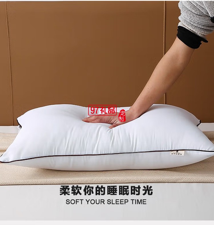 啄木鳥ZMN-JDZX-01精美高彈五星酒店枕一對(duì)定制公司廣告禮品