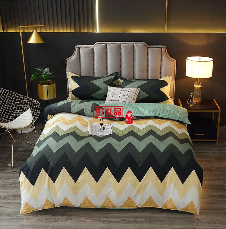 啄木鳥家紡品調卡膚棉四件套ZMN-PD-01定制公司廣告禮品