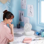 艾美特電風扇小風扇臺式空氣循環扇CM-RD13定制公司廣告禮品