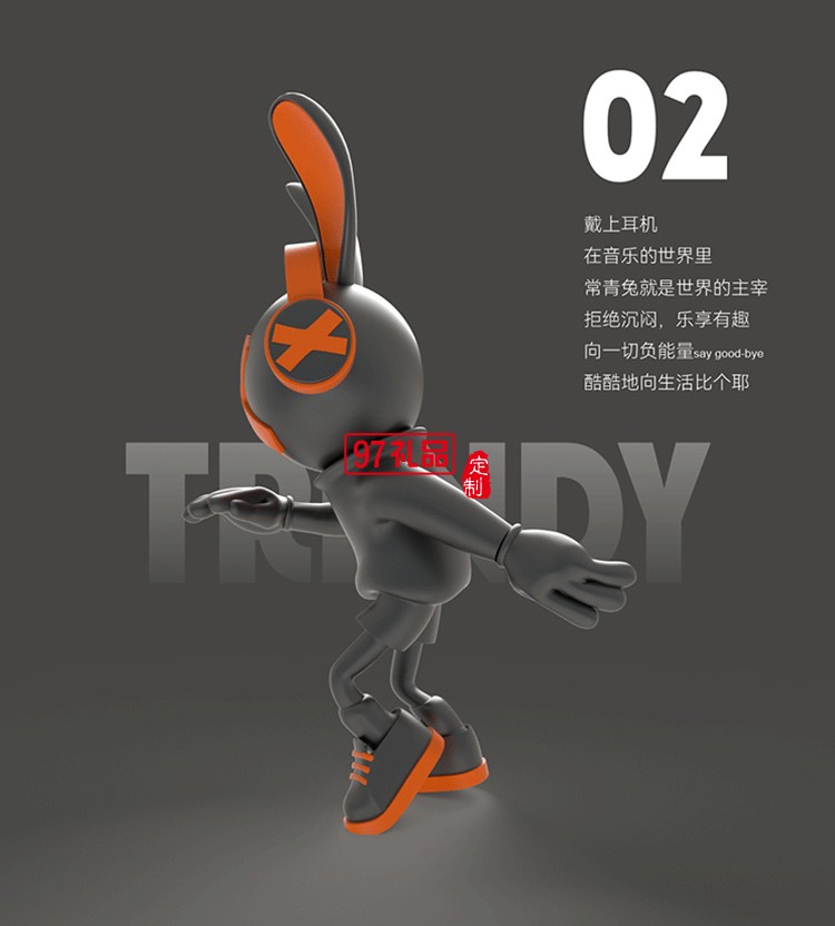 常青兔 手辦擺件盲盒 隨機款手辦