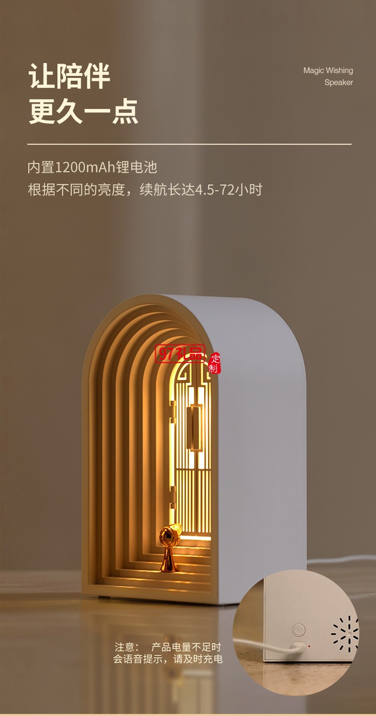 創意北歐小夜燈藍牙音箱擺件網紅高顏值護眼氛圍燈夜燈臺燈