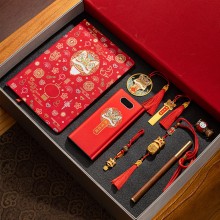 醒獅創意商務禮品套裝中國風實用公司年會活動紀念伴手國潮禮物