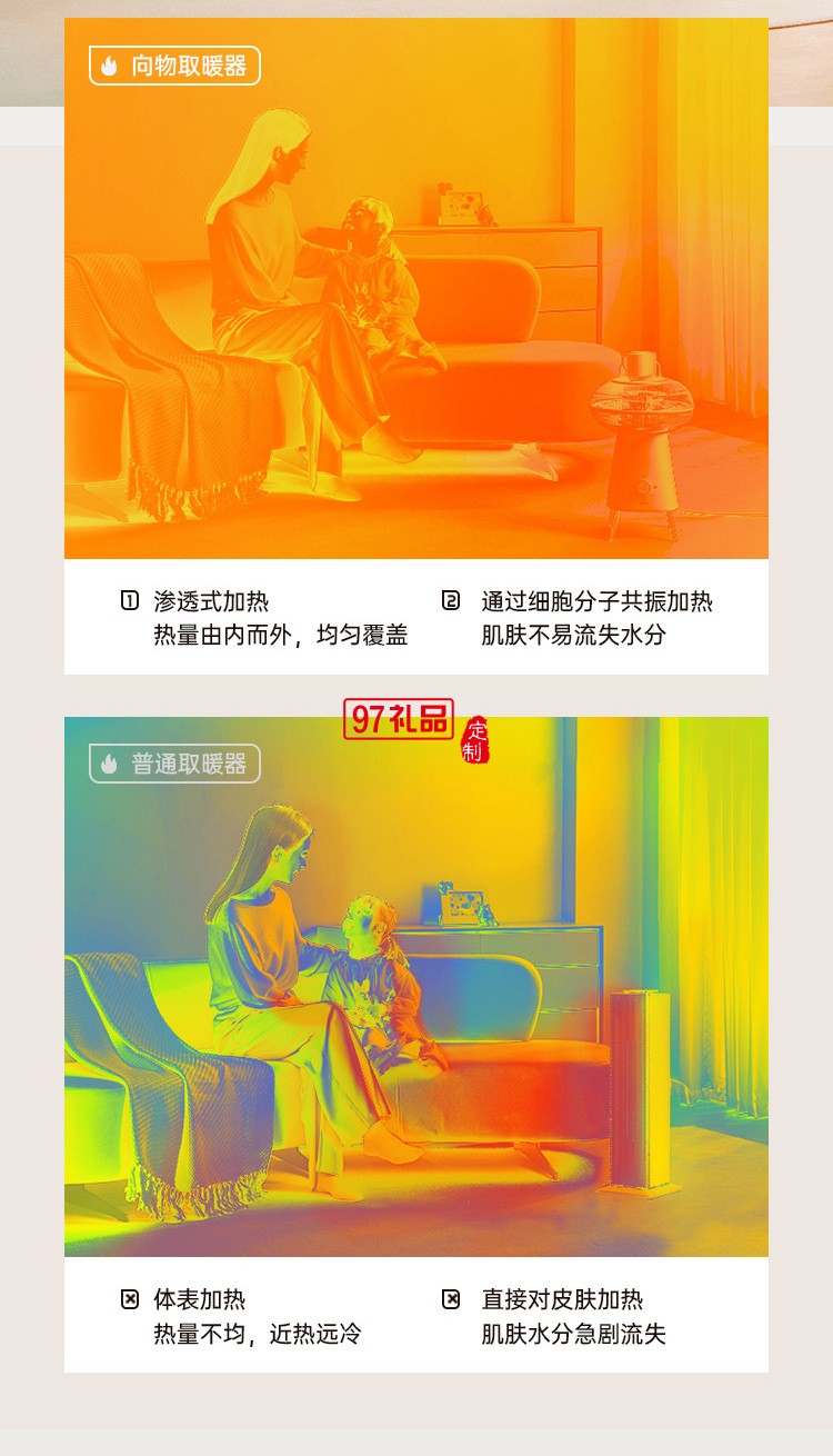 向物小太陽取暖器家用節能暖風機電暖氣小型碳纖維發熱烤火爐