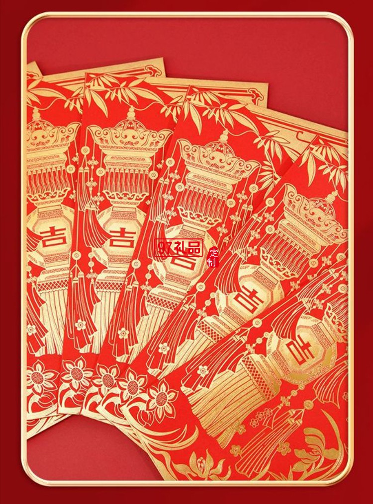 故宮 萬福集瑞·福祿賀歲套裝 2024對聯春聯福字門神紅包窗花新年