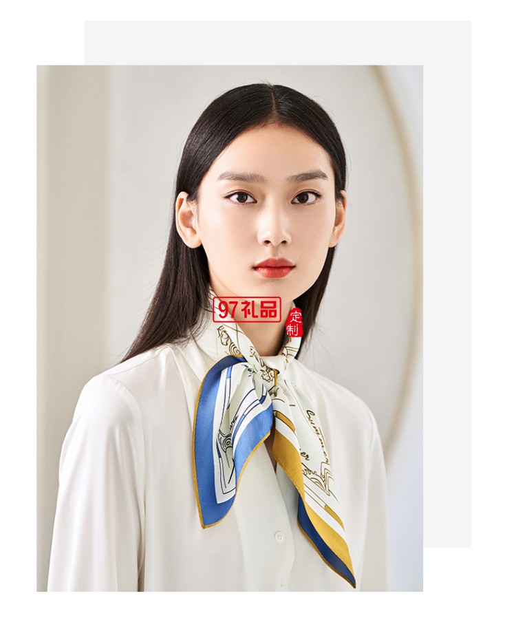 萬事利真絲中方巾+香氛套裝送媽媽母親節七夕禮物禮盒萬物生香氛