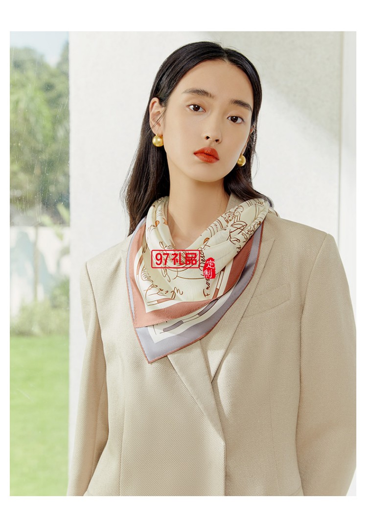 萬事利真絲中方巾+香氛套裝送媽媽母親節七夕禮物禮盒萬物生香氛