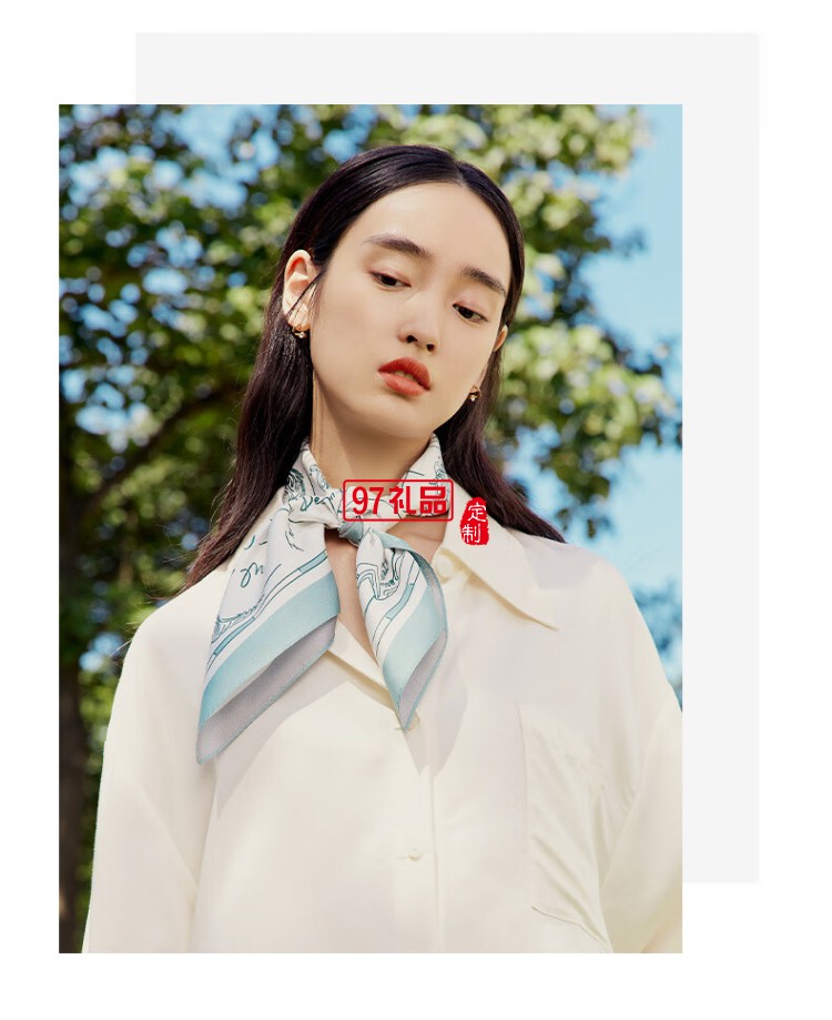 萬事利真絲中方巾+香氛套裝送媽媽母親節七夕禮物禮盒萬物生香氛