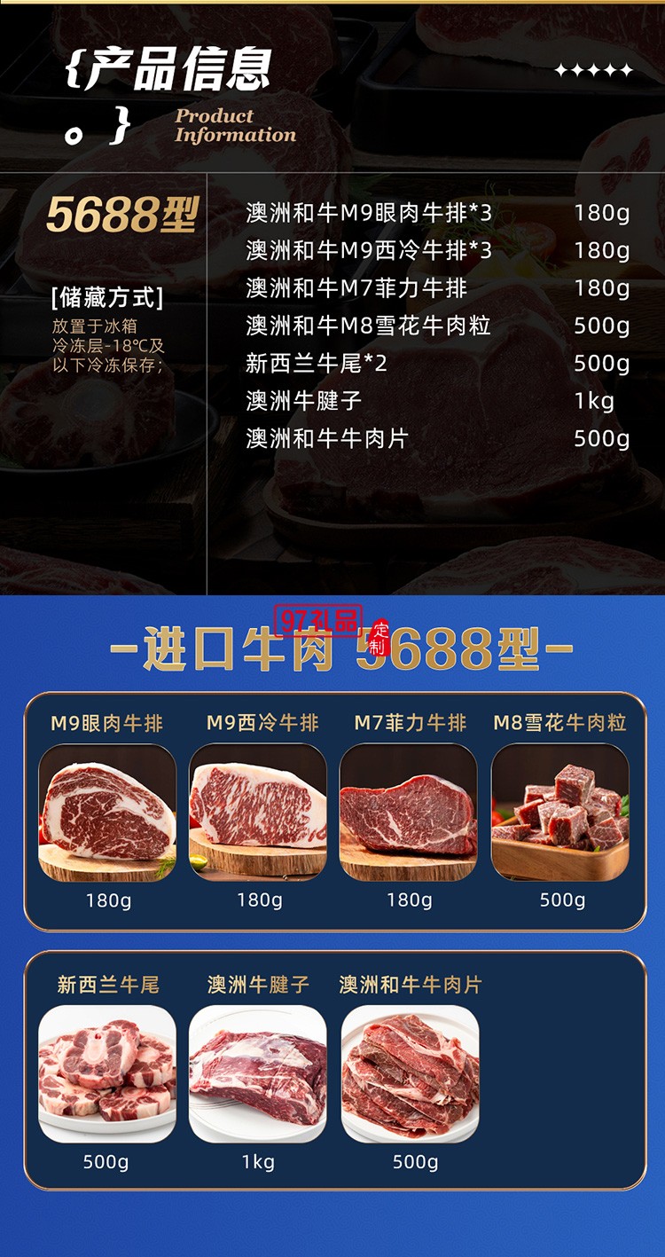 蟹狀元 進口牛肉禮券禮盒春節年貨大禮包