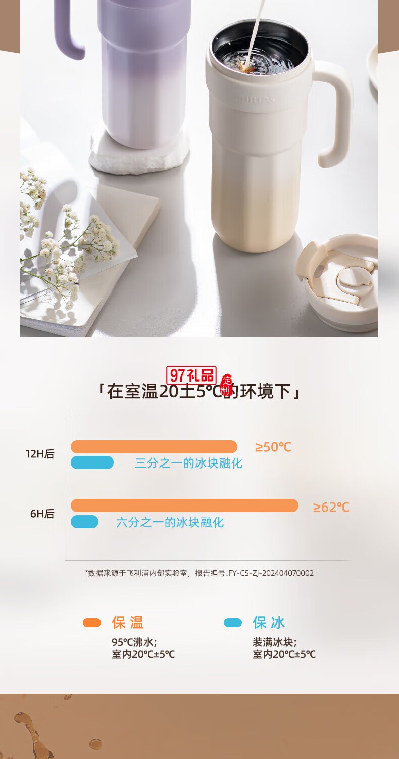 飛利浦冰霸杯 高級漸變色系，潮流時尚單品