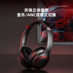 聯想thinkplus頭戴式藍牙耳機主動降噪