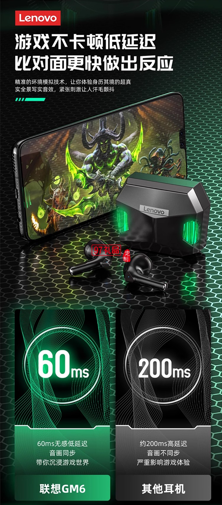 聯想thinkplus LivePods 真無線藍牙耳機