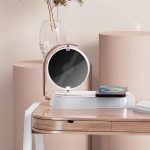 全息投影裸眼3D無線充小夜燈15W快充可旋轉LED屏幕床頭無線充夜燈