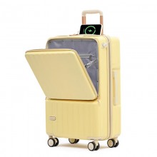 途幫（TOBOOG）前開口行李箱多功能TSA密碼登機(jī)箱