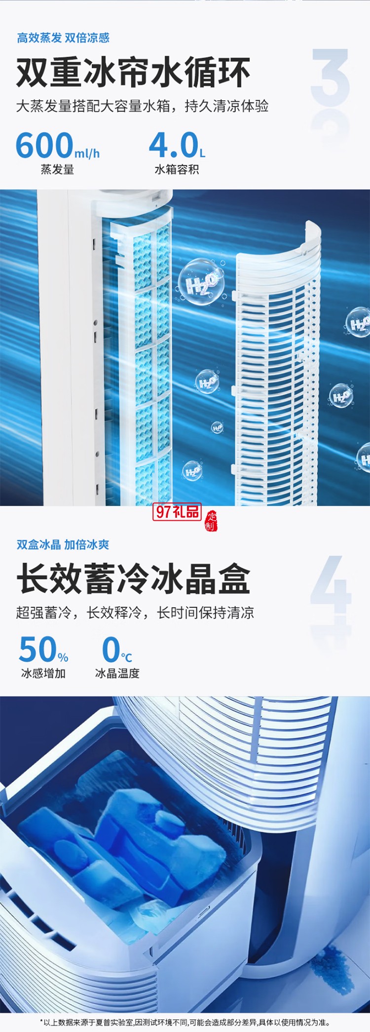 夏普空調扇制冷風扇家用電風扇水冷塔扇無葉扇除菌加濕大冰晶小空調扇冷風機