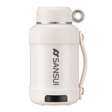 山水便攜真空電熱水杯（316不銹鋼內膽）