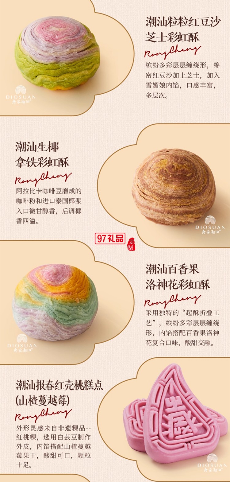 榮誠潮韻華章潮汕中秋禮盒傳統(tǒng)糕點(diǎn)老式送禮