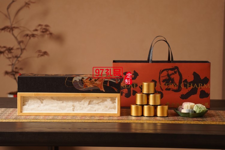 大國風采中秋新款月餅禮盒包裝高檔手提禮品盒創意套裝