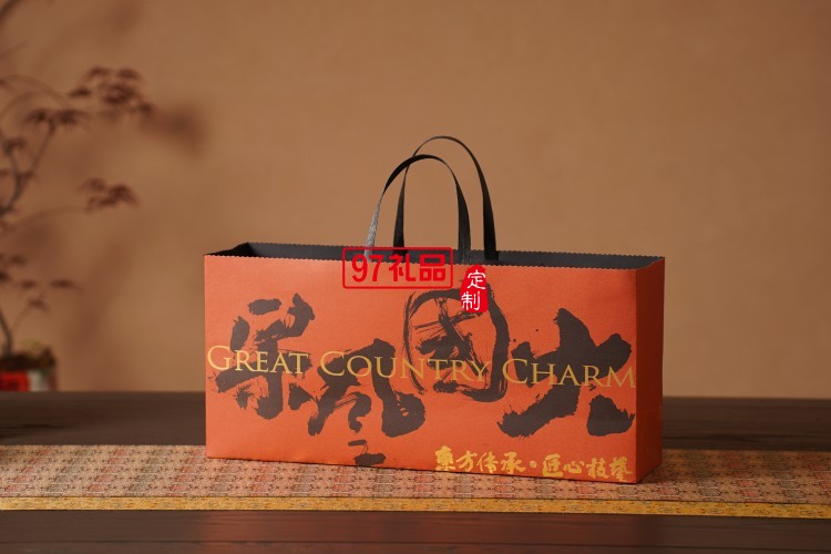 大國風采中秋新款月餅禮盒包裝高檔手提禮品盒創意套裝