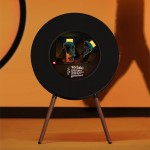 R1懸浮歌詞唱片音響家用智能藍牙音箱動態情緒音箱HIFI音質 智能家居