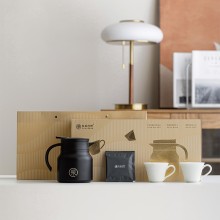 陶瓷拎耳杯加燜燒杯茶葉套裝